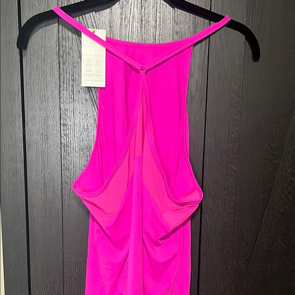 Vibrant Pink Women's Tank Top - Picture 2 of 5